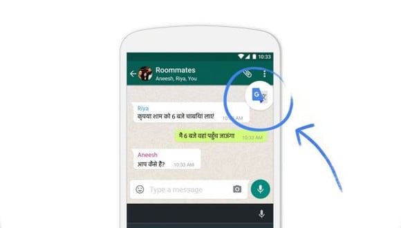 ¿Conocías este truco entre WhatsApp y el Traductor de Google? (Foto: WhatsApp)