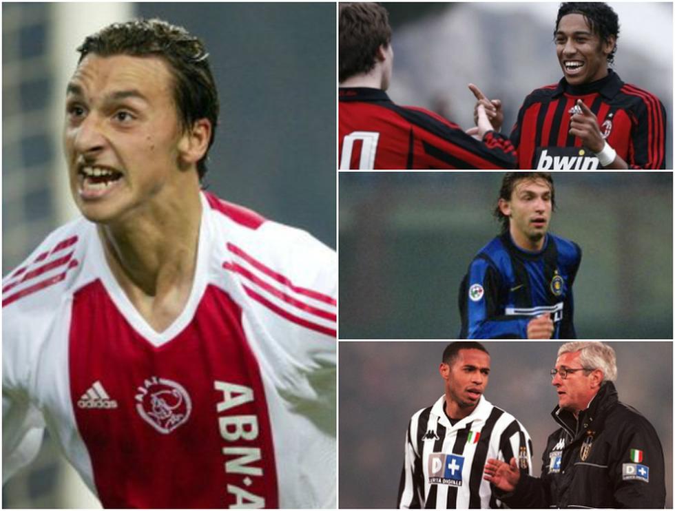 Como Zlatan Ibrahimovic: jugadores rechazados en un club, pero que brillaron en otro (Getty Images).