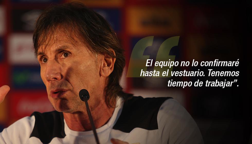 Las mejores frases de Ricardo Gareca previo al choque contra Bolivia. (Depor)