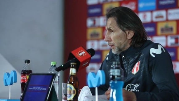 Ricardo Gareca brindó una conferencia de prensa donde anunció la lista de convocados de la Selección Peruana (@SelecciónPeu)