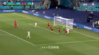 Ya es historia: Demiral marca en contra el primer gol de la Euro para el 1-0 de Italia vs. Turquía [VIDEO]