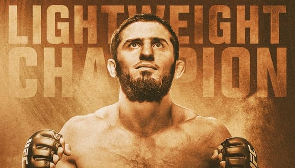 Islam Makhachev venció a Alexander Volkanovski en el UFC 284 | Foto: Internet
