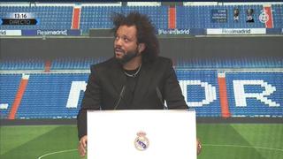 Más emocionado que nunca: Marcelo rompe a llorar en su adiós al Real Madrid [VIDEO]