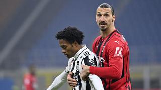 No se hicieron daño y Zlatan se lesionó: Juventus y Milan igualaron a cero por la Serie A