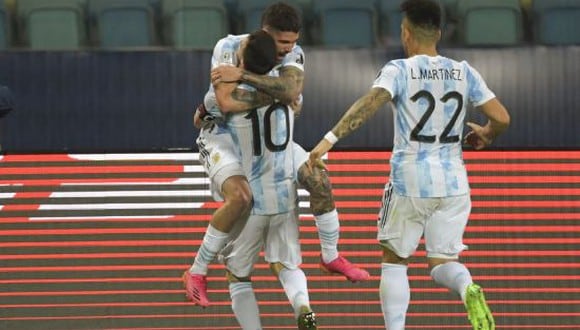 Argentina venció 3-0 a Ecuador y clasificó a semifinales de la Copa América 2021. (Foto: Getty Images)