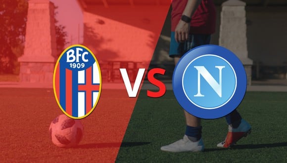 Termina el primer tiempo con una victoria para Napoli vs Bologna por 1-0