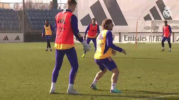 El último entrenamiento del Real Madrid antes de su próximo desafío en LaLiga. (Video: EFE)