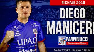 ¡Es oficial! Diego Manicero se convirtió en el nuevo fichaje de Carlos A. Mannucci