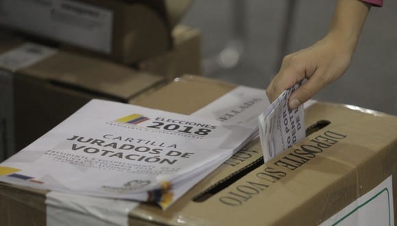 Dónde votar en Elecciones Colombia 2022: revisa tu puesto y mesa de votación de este domingo. (Foto: John Vizcaino / AFP)