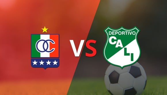 Termina el primer tiempo con una victoria para Deportivo Cali vs Once Caldas por 1-0