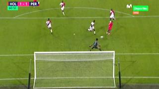 Perú vs. Holanda: Pedro Aquino la perdió en salida y Menphis Depay fusiló a Gallese para poner el empate