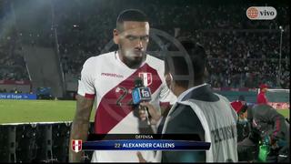 Alexander Callens indignado con el arbitraje del Uruguay vs. Perú: “Nos han robado”