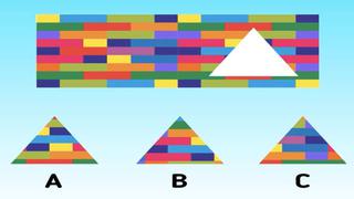 ¿Qué triángulo encaja perfecto? Desafíate en 10 segundos con este reto viral [FOTO]