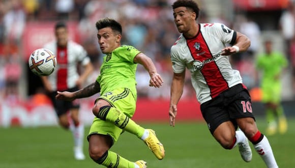 Manchester United vs. Southampton por la Premier League. (Getty Images)