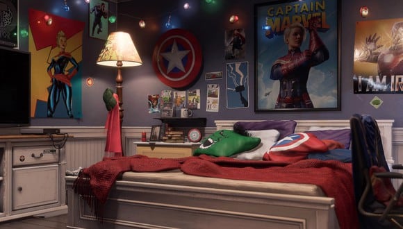‘Marvel’s Avengers’ aclara por qué hay un poster de Capitana Marvel en las capturas. (Foto: Marvel)