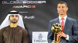 Cristiano Ronaldo ganó el premio al Jugador del Siglo en la gala del Globe Soccer Awards