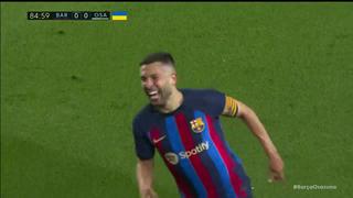 Un golazo de Jordi Alba que huele a título: el 1-0 de Barcelona vs. Osasuna