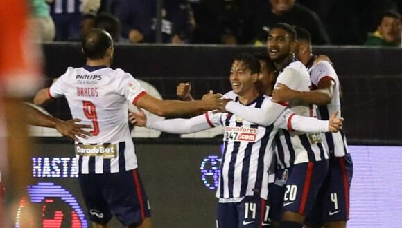 Alianza Lima ganó sobre el final del partido contra Cienciano, con gol de Cristian Benavente. (Foto: Jesús Saucedo / @photo.gec)