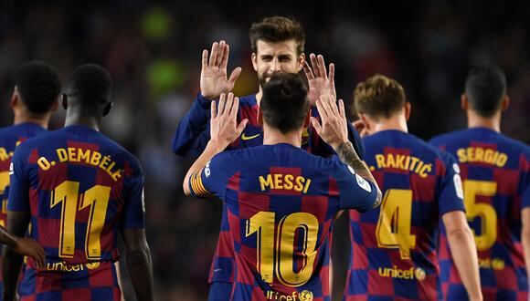 Piqué y Messi jugaron más de una década juntos en Barcelona. (Foto: AFP)