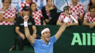 Copa Davis: Juan Martín del Potro venció a Marin Cilic y empató la serie a 2-2