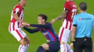 Preocupación en España: Gavi salió lesionado del Barcelona vs. Athletic Club [VIDEO]