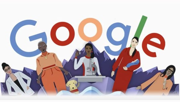 El doodle de Google de este 8 de marzo en honor al Día de la Mujer 2020. (Foto: captura)