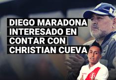 Christian Cueva estaría en la mira de Diego Maradona, para que juegue por Gimnasia
