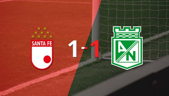 Santa Fe logró sacar el empate de local frente a At. Nacional