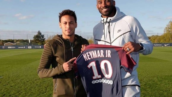 Neymar le dedicó uno de sus goles con el PSG a Kobe Bryant tras conocer de su fallecimiento este domingo. (Foto: Agencias)