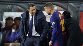 No tienen dudas: Barcelona aseguró la continuidad de Ernesto Valverde y Jordi Alba