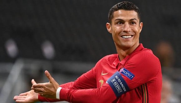 Cristiano Ronaldo es el goleador histórico de Portugal con 101 anotaciones. (Foto: AFP)