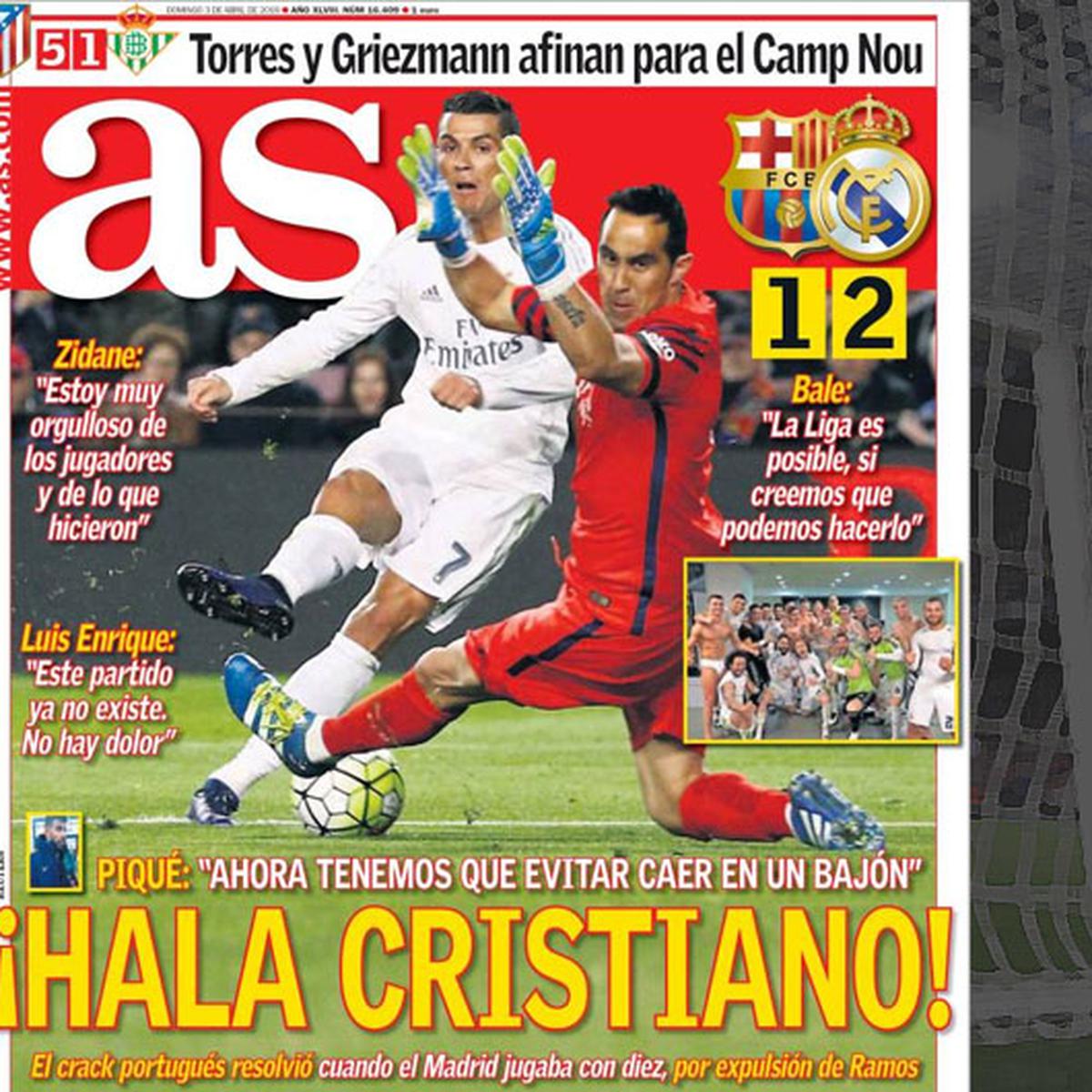 Barcelona vs. Real Madrid: las mejores portadas que dejó el Clásico |  FUTBOL-INTERNACIONAL | DEPOR
