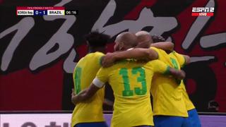 Prendieron la ‘máquina’: Richarlison madruga y anota el 1-0 de Brasil vs. Corea del Sur [VIDEO]