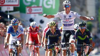 Giro de Italia 2017:Bob Jungels ganó la etapa 15 y el colombiano Nairo Quintana le sigue los pasos