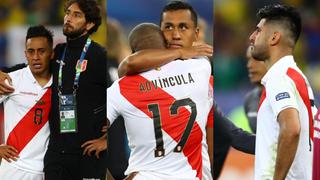Lágrimas de guerreros: jugadores de Perú se quebraron tras la derrota con Brasil [FOTOS]
