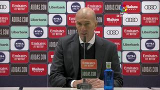 Zinedine Zidane se mostró satisfecho por el triunfo de su equipo ante el Celta de Vigo