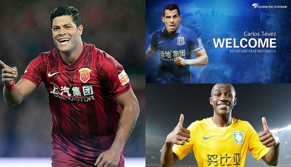 Este es el once ideal de la Superliga China para 2017. (Getty Images y Difusión)
