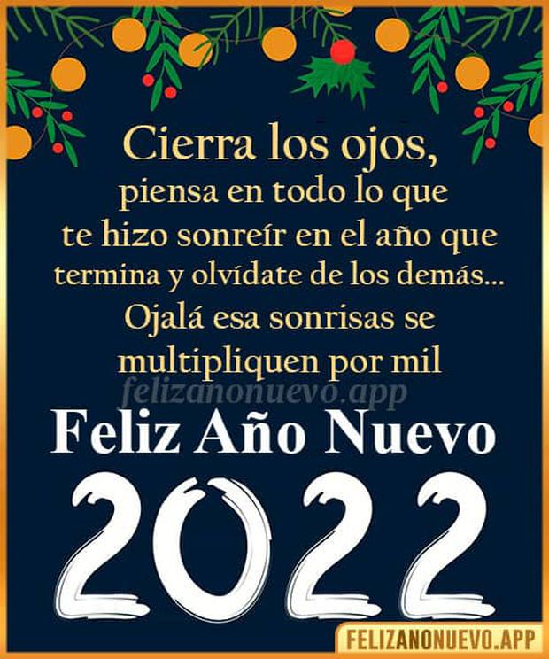 Feliz Año Nuevo 2022: imágenes, frases y saludos especiales para compartir este 1 de enero | Feliz Año Nuevo 2022 | 31 de diciembre | FOTOS | MEXICO | DEPOR