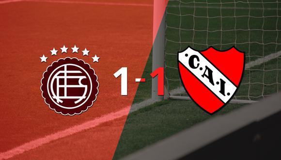 Lanús e Independiente se repartieron los puntos en un 1 a 1