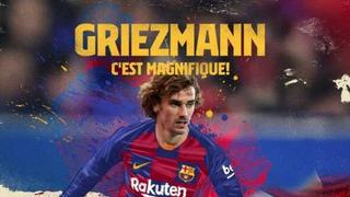 ¡Ya es oficial! Barcelona anunció el fichaje de Griezmann y será presentado este domingo en Camp Nou