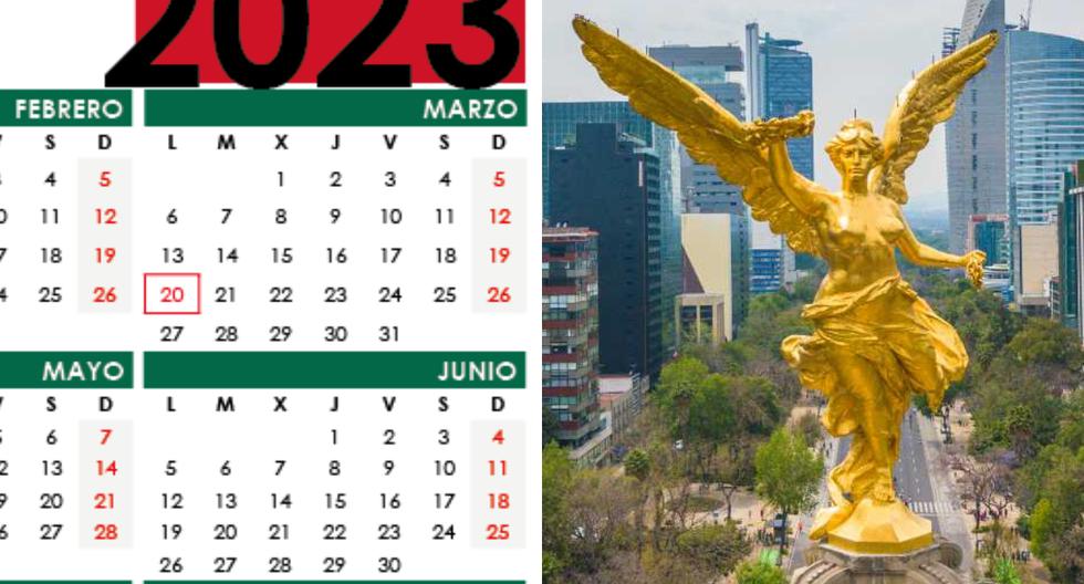 Mexico 2023 Calendar Official When You Don't Work, Holidays And