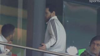 No aguantó más: Messi abandonó el partido tras el sexto gol de España a Argentina [VIDEO]