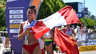 ¡Campeona mundial! Kimberly García se llevó la medalla de oro en marcha de 20 kilómetros