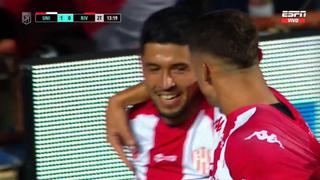 Lo gritó todo Santa Fe: Mauro Luna Diale anotó vía penal el 1-0 de River vs. Unión [VIDEO]