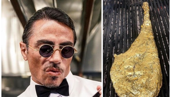 Salt Bae cobra 2.000 dólares por su bistec cubierto de oro, mientras que el “Stirk Bae” es mucho más económico, ¿Cuánto cuesta?. (Foto: @nusr_et / Instagram)