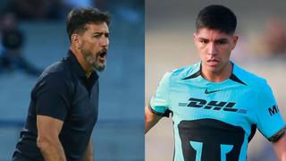 DT de Pumas elogió a Piero Quispe tras su primera titularidad: “Tiene una personalidad terrible”