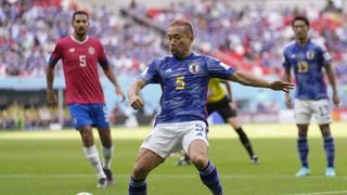 Nagatomo logró un llamativo récord durante el partido de Japón vs. Costa Rica