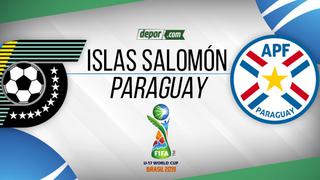 Paraguay vs. Islas Salomón EN VIVO Tigo Sports juegan por fecha 2 del Mundial Sub 17 2019