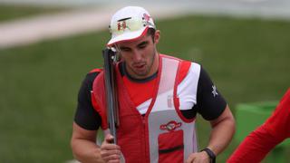 La frustración de Nicolás Pacheco tras quedarse con la medalla de bronce en Tiro Skeet [VIDEO]