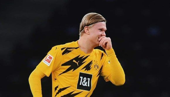 Erling Haaland acaba contrato con el Dortmund en el 2022. (Foto: AFP)